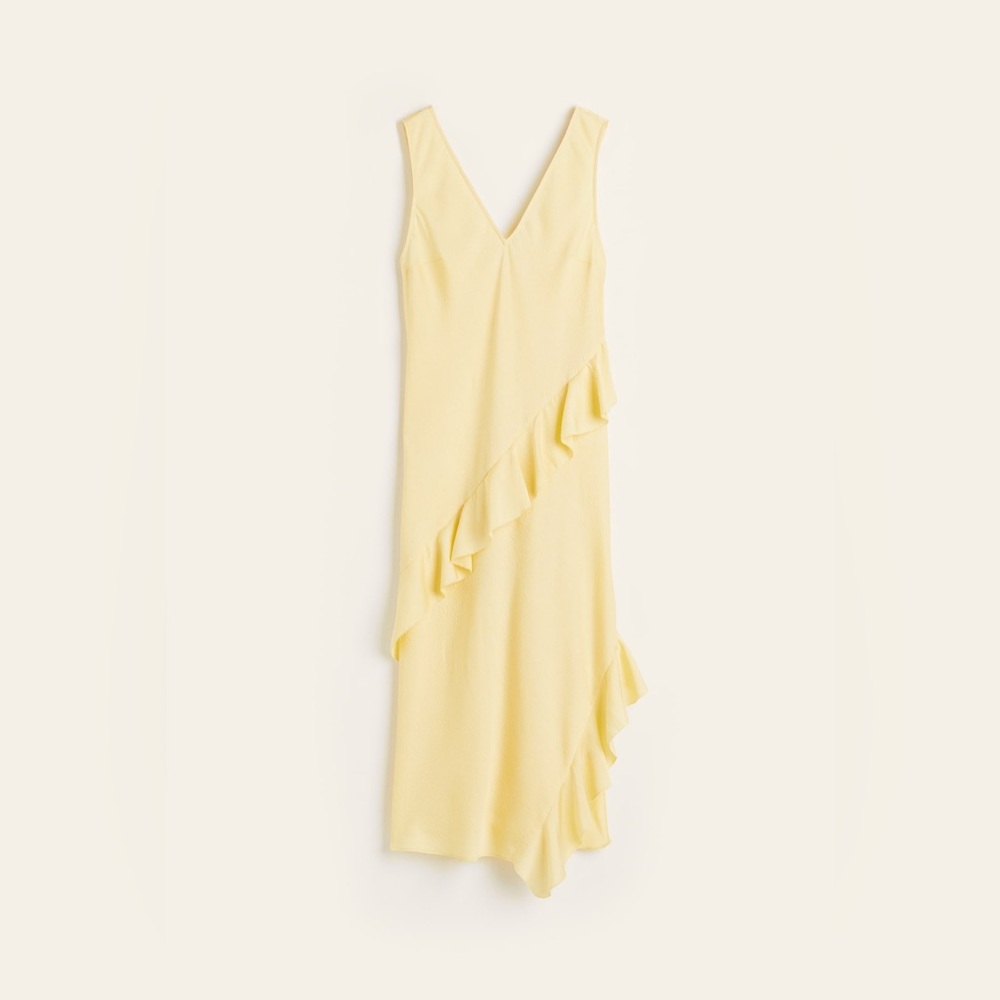 H&M Asymmetrical Yellow Dress